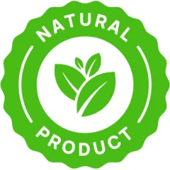 100 percent natural badge